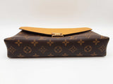 Louis Vuitton Pallas Saffron Yellow Leather Monogram Shoulder Bag Do0625llxzde