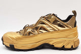 Burberry Arthur Gold Metallic Sneakers Size 43.5 Eb0526lxzsa