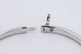 1.61cttw Diamond Hinged Bangle Bracelet 14k White Gold 14.6 Grams Eb0626lxrxsa