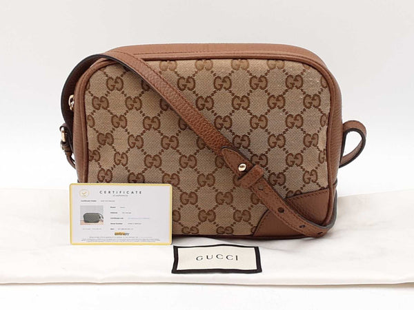 Gucci Bree Crossbody Bag In Gg Monogram Canvas & Leather Fw00725wrxdu
