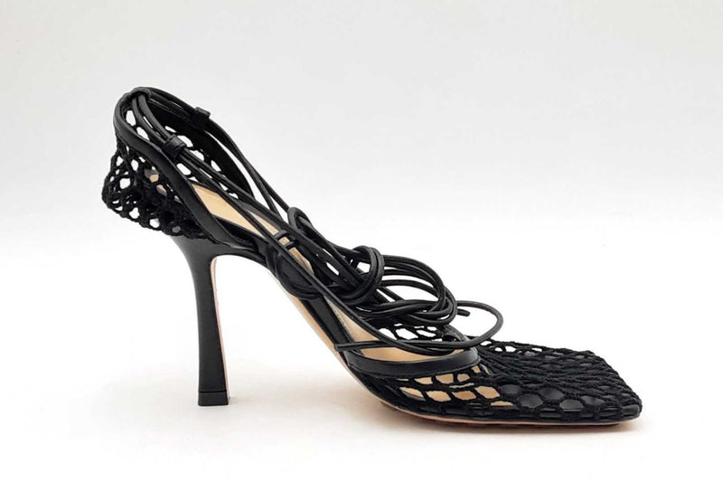 Bottega Veneta Stretch Lace- Up Sandals Size 35 Eb1224oorsa