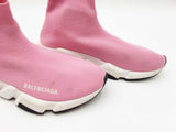 Balenciaga Speed Sock Sneakers In Pink Technical Knit Size 7 Women's Fw0826ctdu