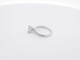 1.09ctw Diamond 14k White Gold 2.3 Grams Ring Size 5 Sd0525lpzxsa