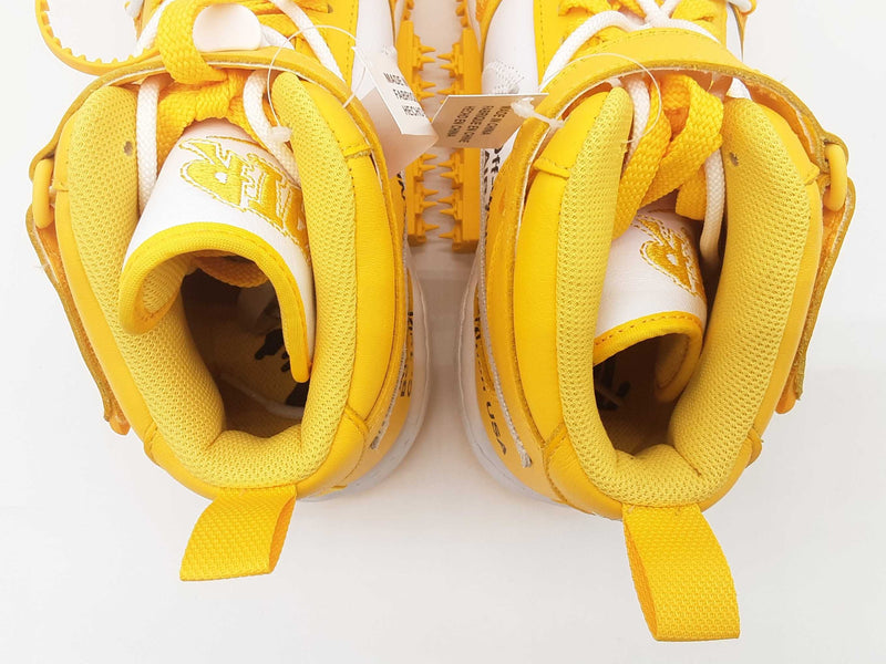 Nike X Off- White Dr0500-101 Air Force 1 Yellow Shoes Size Us 11.5 Do0525lcxde
