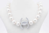 Chanel Cc Faux Pearl Long Necklace 74.8 Grams 35-37 Inches Eb0826wrxsa