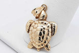 10k Yellow Gold Turtle Pendant 1.6 Grams Eb0826irsa