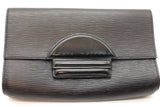 Louis Vuitton Black Epi Leather Clutch Eb0326wrxde