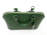 Louis Vuitton Epi Green Leather Alma Pm Handbag Sd1025wrzde