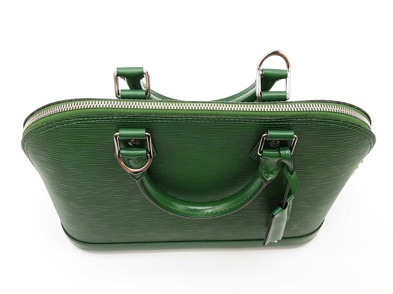 Louis Vuitton Epi Green Leather Alma Pm Handbag Sd1025wrzde