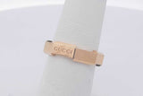 Gucci 18k Yellow Gold Link To Love Ring 6.3 Grams Gucci Size 12 Eb0326rrxsa