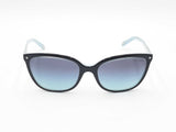 Tiffany & Co. Square Black & Blue Gradient Sunglasses Fw0125rxdu