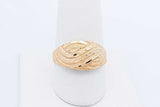 18k Yellow Gold Ring 3 Grams Size 9 Eb1124llxdu