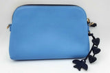 Tory Burch Pebbled Blue Leather Shoulder Bag Eb0724wrdu