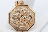 18k Yellow Gold Dragon Pendant 3.5 Grams Eb0426wxzsa