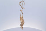 14k Yellow Gold Filigree Dangle Earrings 4.3 Grams Eb1124lcrsa