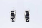 Tiffany & Co. Atlas Hoop Earrings In 925 Sterling Silver 7.9 Grams Eb0926oxzde