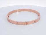 18k Rose Gold 36 Grams Bangle Bracelet 7 In Aa0725lexzsa