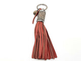 Montblanc Red Leather Tassel Key Chain Sd0626lrde