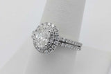 1.52cttw Diamond Ring In 14k White Gold 5.3 Grams Size 7.75 Eb1026lxxzsa