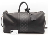 Louis Vuitton Keepall Bandouliere Black Aa0725izxsa