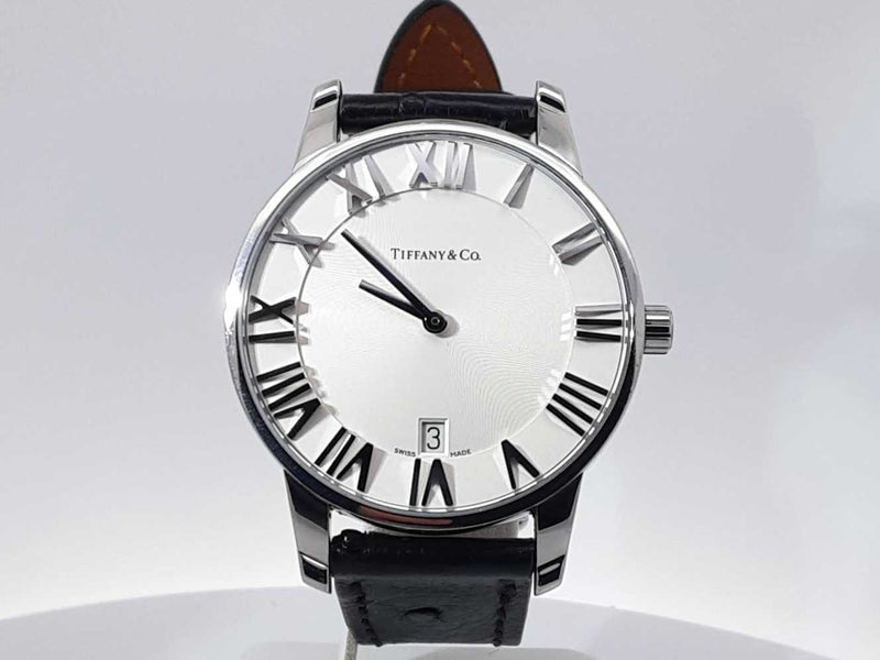 Tiffany & Co. Atlas Stainless Steel 37mm Quartz Watch Sd0525izxsa