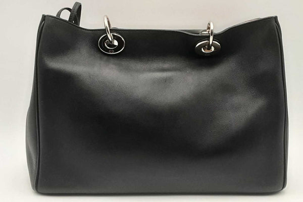 Christian Dior Diorissmo Black Leather Tote Bag Eb0425rxzsa