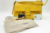Fendi Baguette Yellow Leather Crossbody Sd0425wizdu