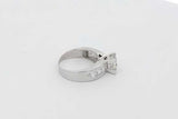 1.65cttw Princess Cut Diamond Ring In 14k White Gold 5.5g Size 5.5 Eb1026lwxzsa