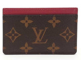 Louis Vuittion Card Holder Brown Monogram Wallet Aa0426lzxsa