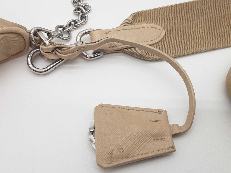 Prada Re-edition 2005 Beige Re-nylon Crossbody Bag Do0925pxzde