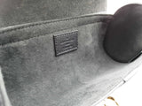Louis Vuitton Glasses Case Brown Monogram Black Leather Chain Crossbody Bag Do0525loxzde