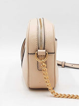 Tory Burch Camera Bag In Beige Leather Fw0925crdu