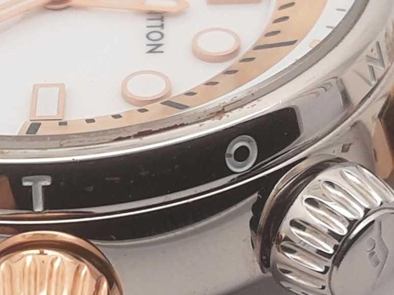 Louis Vuitton Tambour Street Diver Qrtz 39.5mm Steel 18k Pink Gold Sd0825wrzxsa