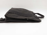 Hermes Herline Gray Toile Canvas Backpack Do0526orxde