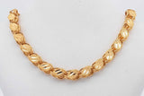21k Yellow Gold Mirror Link Chain Necklace 18.2 Grams 20.5 Inch Eb0826lirxsa