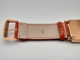 Frank Muller 30 Long Island 18k Rose Gold Orange Band Quartz Watch Do0924wxzxde