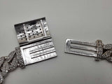 5.30 Cttw Diamonds 14k White Gold 43.2g Cuban Link Bracelet 7 In Do0725opxzde