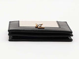 Yves Saint Laurent Cassandre Flap Card Case Black Wallet Aa0726rzsa