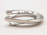 Hermes Luck Horseshoe Stainless Steel Money Clip Do0225lrxde