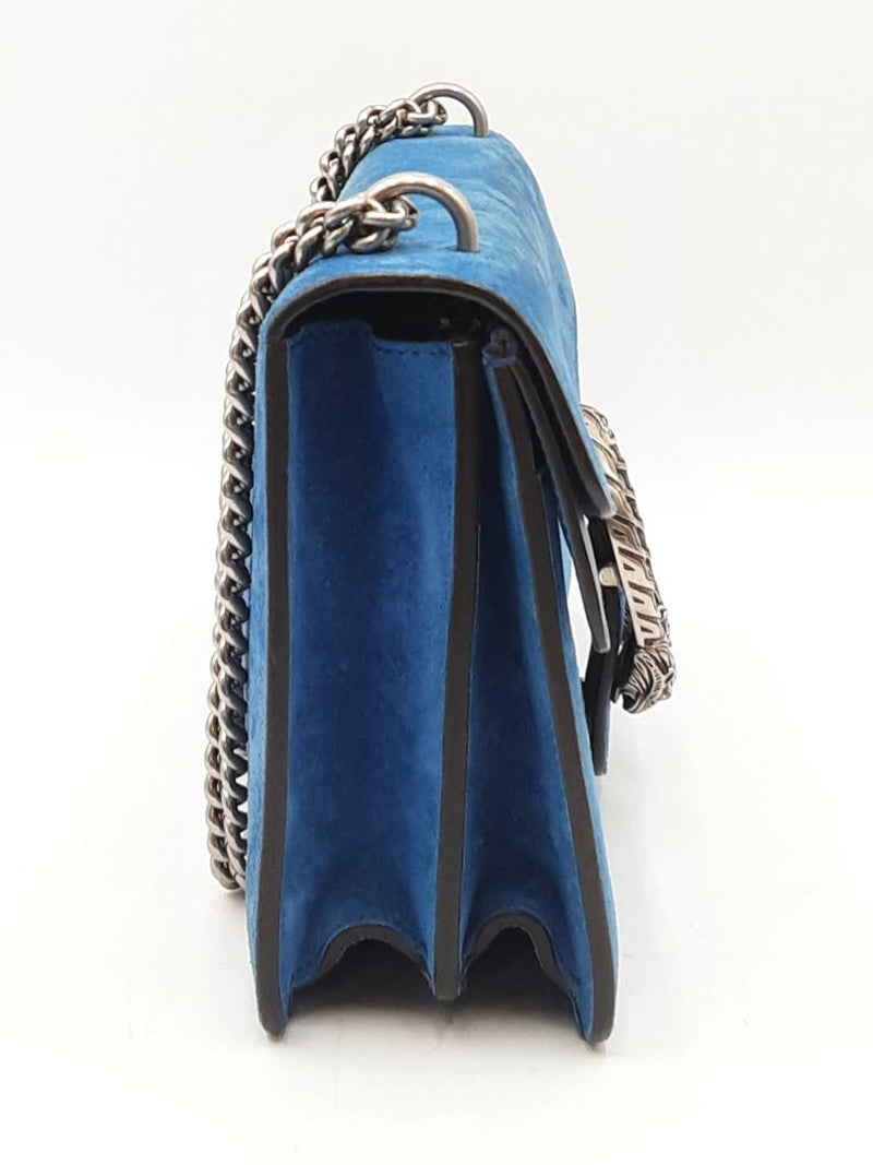 Gucci Dionysus Blue Suede Shoulder Bag Fw0725wzxdu
