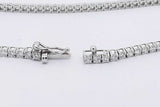 3.0cttw Lab Grown Diamond Tennis Bracelet 14k White Gold 5.2g 7 In Eb0326llxzsa