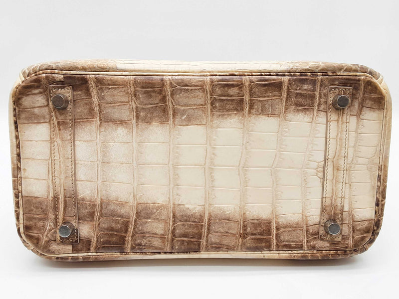 Hermes Birkin 30 Himalayan Beige Niloticus Croc Palladium Handbag Do1025crxzxde