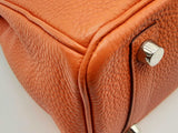 Hermes Birkin 25 Potiron Orange Togo Palladium Hardware Handbag Do1023lerxzde