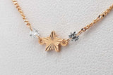 Gucci 18k Yellow Gold Star Interlocking G Motif Diamond Neckalce 2.8g Eb326orxsa