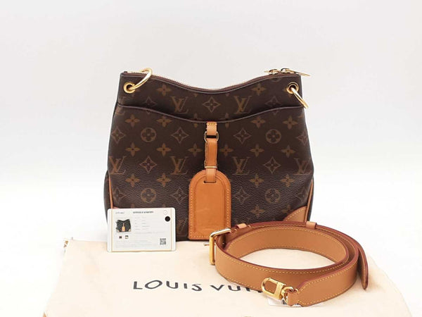 Louis Vuitton Monogram Odeon Brown Handbag Aa0625cxzsa