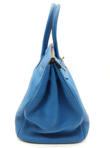 Hermes Birkin 35 Mykonos Blue Togo Gold Hardware Handbag Do1125crxzde