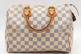 Louis Vuitton Damier Azur Speedy Top Handle Bag Eb1125pxzdu