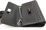 Gucci Miss Bamboo Studded Black Leather Crossbody Bag Eb0326ixzde