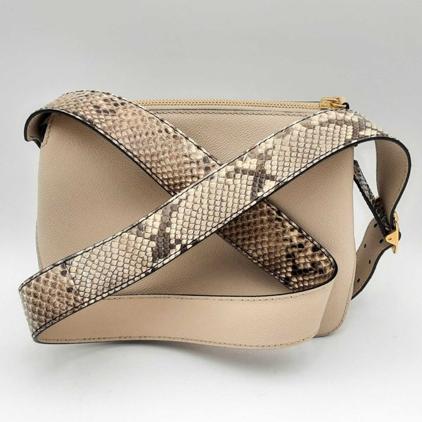 Burberry Python-trimmed Helmsley Crossbody Hs0124ixzsa