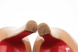 Christian Louboutin Nude Patent Leather Pumps Size 37 Eb0626lorsa